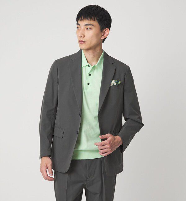 UNITED ARROWS green label relaxing「A+ プレーン 18G 半袖ニット ポロシャツ -ウォッシャブル-」|ポロシャツ|