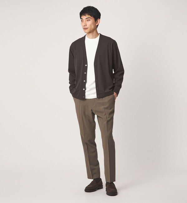 UNITED ARROWS green label relaxing「A+ air メッシュ スタンダード 1プリーツ スラックス -ストレッチ・吸水速乾-」|スラックス|