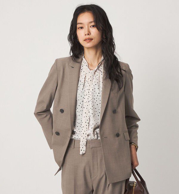 UNITED ARROWS green label relaxing「［size SHORT/TALLあり］カチリラ ダブル ジャケット ウォッシャブル ストレッチ」|テーラードジャケット|MOCA