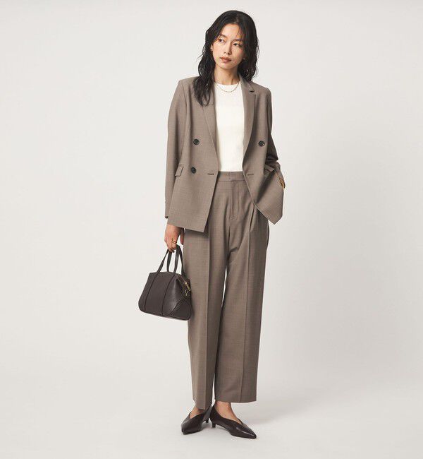 UNITED ARROWS green label relaxing「［size SHORT/TALLあり］カチリラ ダブル ジャケット ウォッシャブル ストレッチ」|テーラードジャケット|