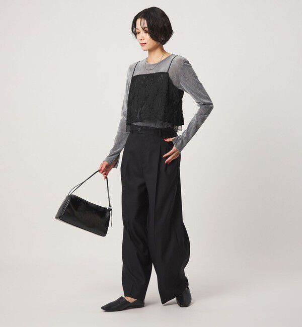 UNITED ARROWS green label relaxing「テープシシュウ ショート キャミソール」|キャミソール|