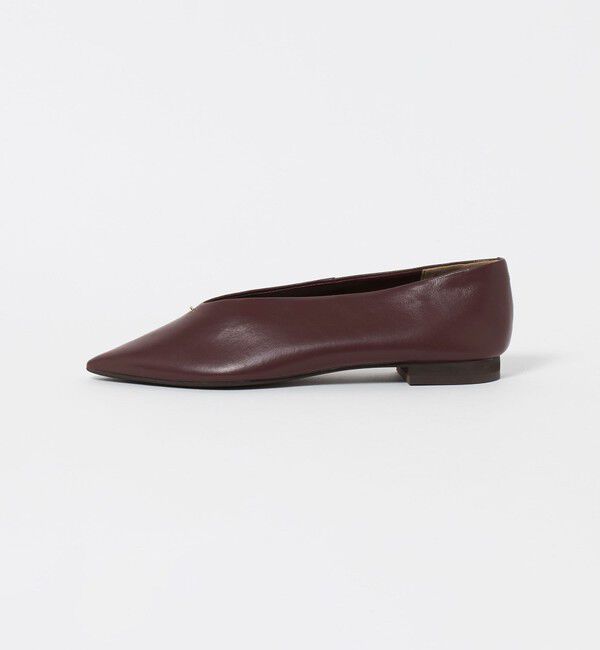 UNITED ARROWS green label relaxing「メタルチップ ソフトフラットシューズ 撥水」|ローファー|DK.BROWN