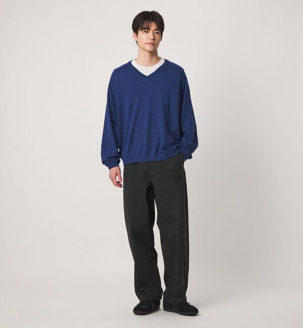UNITED ARROWS green label relaxing「TC ツイル ピーチ バレル ワイド パンツ W4」|その他|
