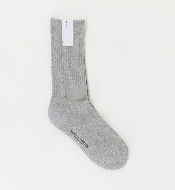 BEAUTY&YOUTH UNITED ARROWS「パイル リブソックス」|ソックス|MD.GRAY