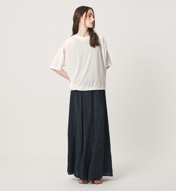 BEAUTY&YOUTH UNITED ARROWS「【WEB限定】シアー ベロア スウェット Tシャツ」|Tシャツ・カットソー|