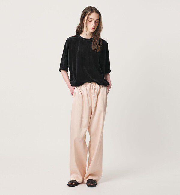 BEAUTY&YOUTH UNITED ARROWS「【WEB限定】シアー ベロア スウェット Tシャツ」|Tシャツ・カットソー|
