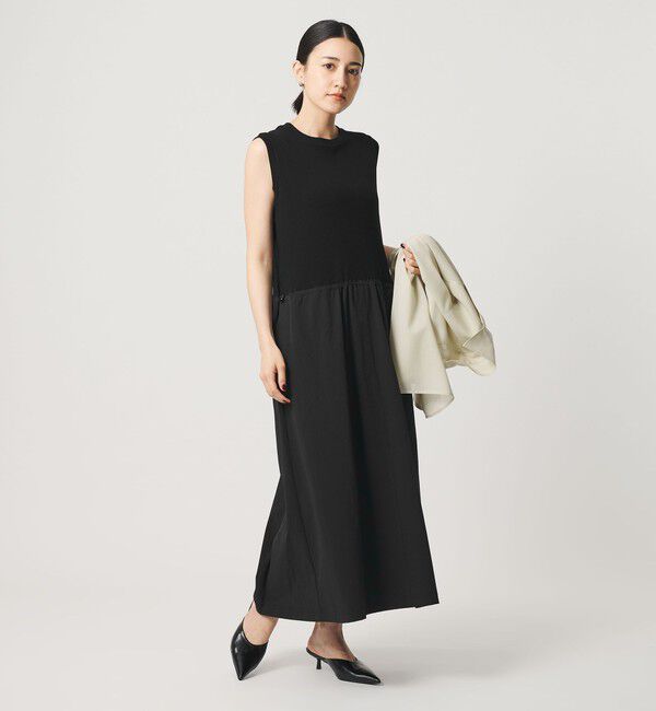 BEAUTY&YOUTH UNITED ARROWS「【別注】＜THOUSAND MILE＞コンビネーション ワンピース ウォッシャブル」|ワンピース|BLACK