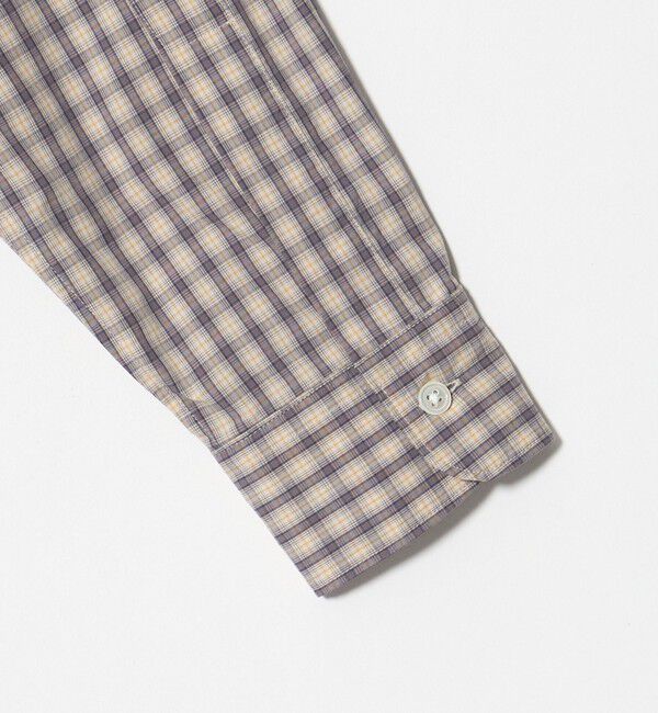 BEAUTY&YOUTH UNITED ARROWS「ピーチスキン チェック レギュラー シャツ FORM型」|シャツ・ブラウス|