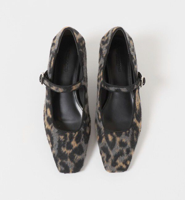 BEAUTY&YOUTH UNITED ARROWS「レオパード メリージェーン フラットシューズ」|ローファー|