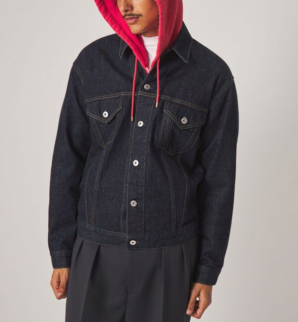 STEVEN ALAN「＜Steven Alan＞ 13.5oz デニム トラッカー ジャケット」|ブルゾン・スタジャン|