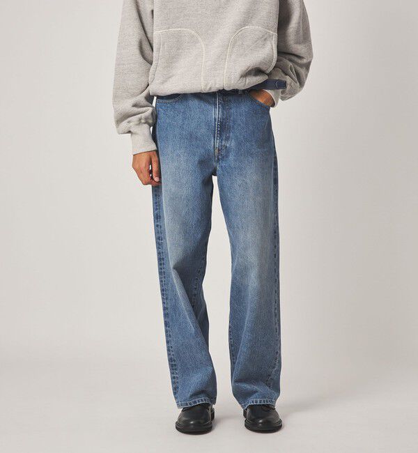 STEVEN ALAN「	＜Steven Alan＞ 13.5oz デニム 5ポケット バギー ストレート パンツ」|デニム|