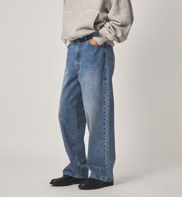 STEVEN ALAN「	＜Steven Alan＞ 13.5oz デニム 5ポケット バギー ストレート パンツ」|デニム|