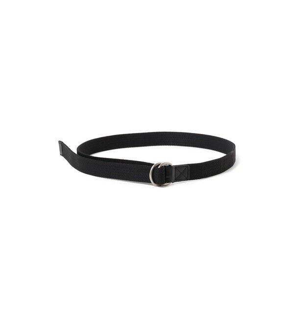 BEAMSBOY「GEVAERT BANDWEVERIJ / 30mm ソリッド ベルト 23FW」|ベルト|BLACK