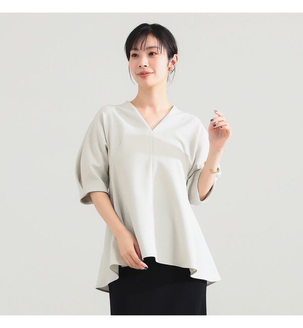 Demi-Luxe BEAMS 「アムンゼン ペプラムブラウス」|シャツ・ブラウス|
