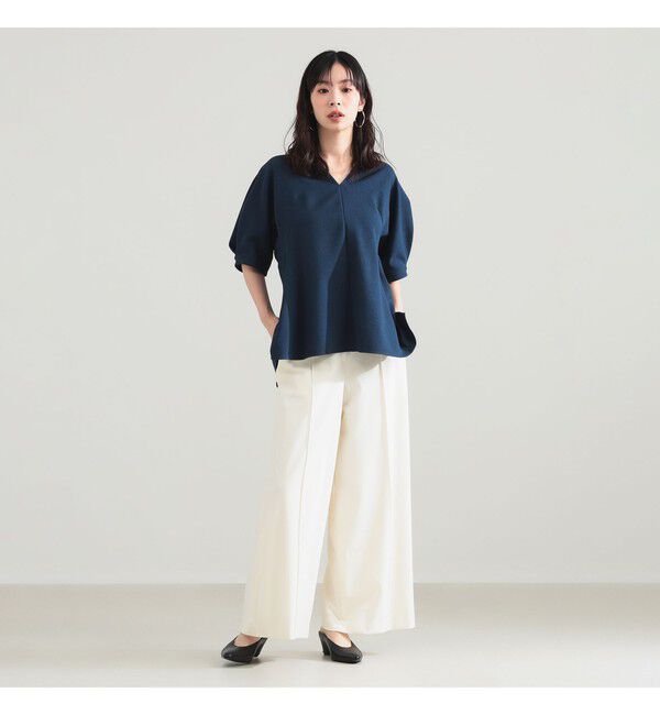 Demi-Luxe BEAMS 「アムンゼン ペプラムブラウス」|シャツ・ブラウス|