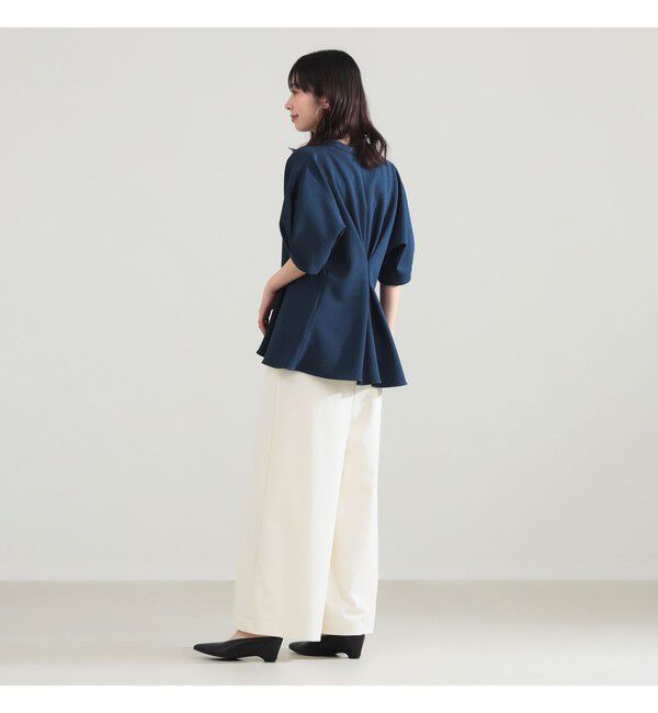 Demi-Luxe BEAMS 「アムンゼン ペプラムブラウス」|シャツ・ブラウス|