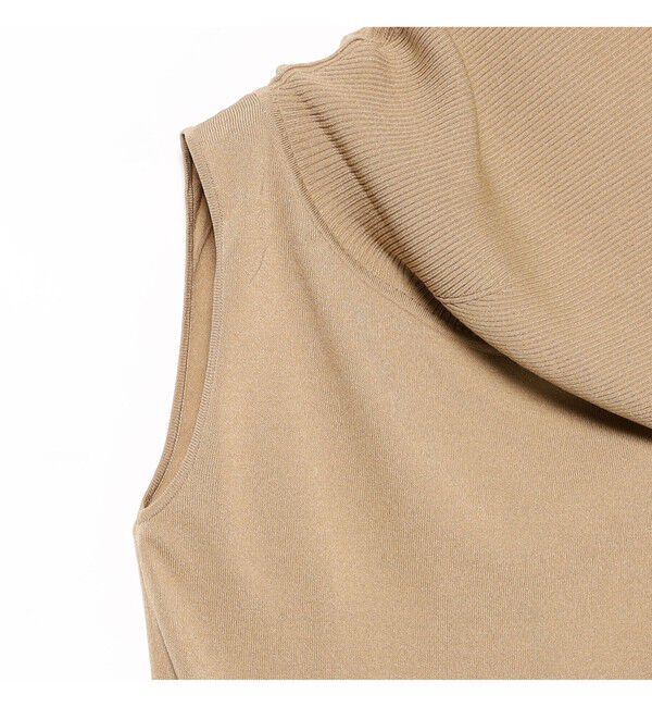 Demi-Luxe BEAMS 「オフショルダー ノースリーブ プルオーバーニット」|ニット・セーター|