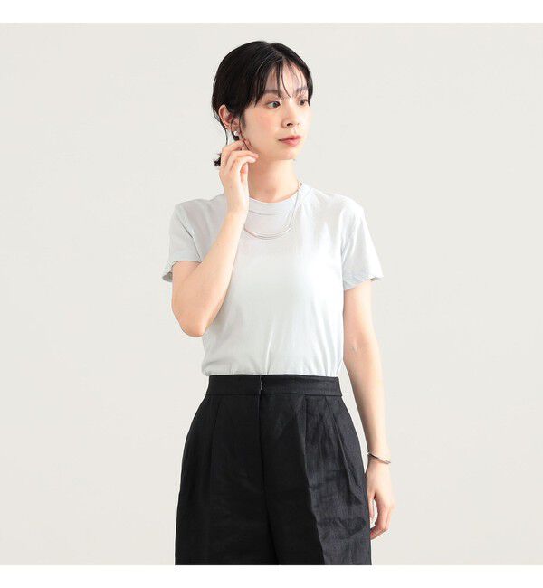 Demi-Luxe BEAMS 「ATON / コンパクト Tシャツ」|Tシャツ・カットソー|