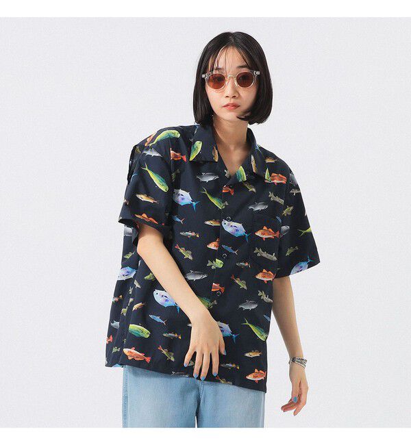 BEAMSBOY「【別注】Columbia / PFG 総柄シャツ」|シャツ・ブラウス|