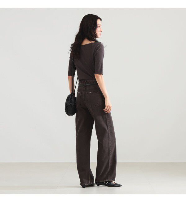 Demi-Luxe BEAMS 「upper hights / THE NIECE MIDRISE デニムパンツ〈ESPRESSO〉」|デニム|