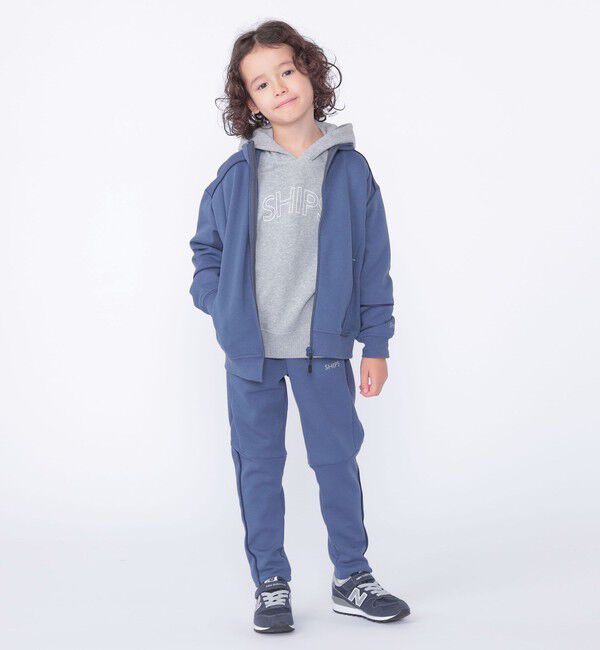 SHIPS KIDS「SHIPS KIDS:110～130cm /リブ スタンド トラックジャケット」|スウェット・ジャージ|