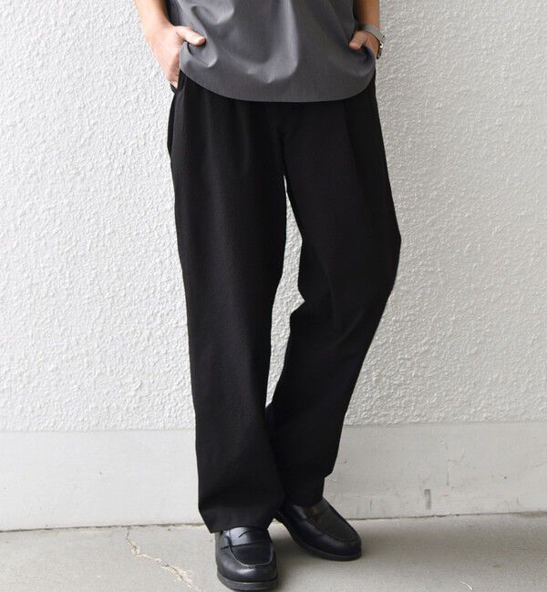 SHIPS any「SHIPS any:〈撥水/軽量/ストレッチ〉SOLOTEX(R) シアサッカー セミワイド イージーパンツ26SS◇」|その他|