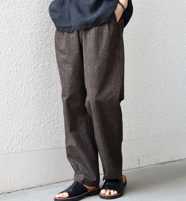 SHIPS any「SHIPS any:〈撥水/軽量/ストレッチ〉SOLOTEX(R) シアサッカー セミワイド イージーパンツ26SS◇」|その他|キャメル