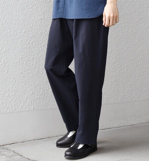 SHIPS any「SHIPS any:〈撥水/軽量/ストレッチ〉SOLOTEX(R) シアサッカー セミワイド イージーパンツ26SS◇」|その他|