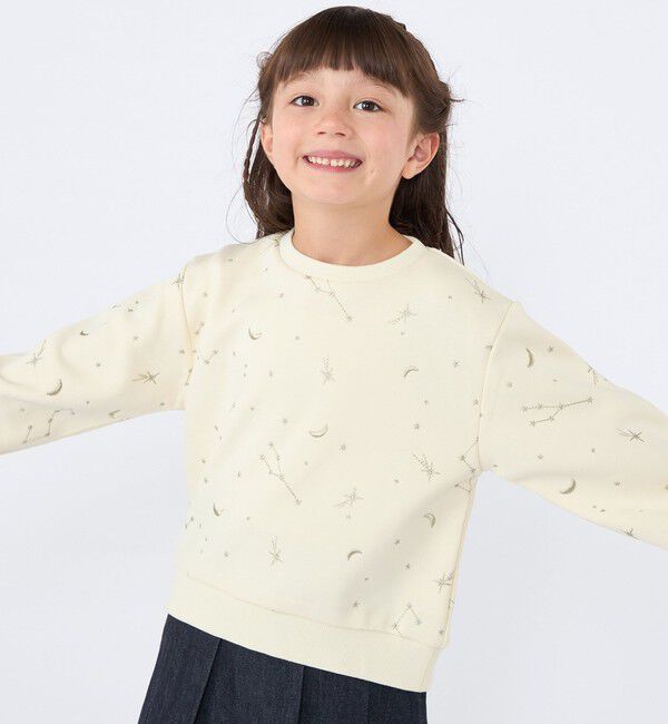 SHIPS KIDS「SHIPS KIDS:100～130cm /星座 モチーフ スウェット」|スウェット・ジャージ|