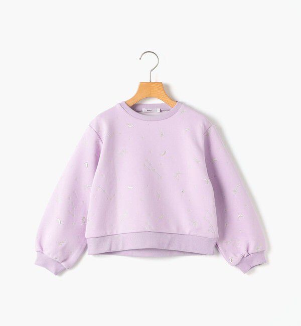 SHIPS KIDS「SHIPS KIDS:100～130cm /星座 モチーフ スウェット」|スウェット・ジャージ|ライラック