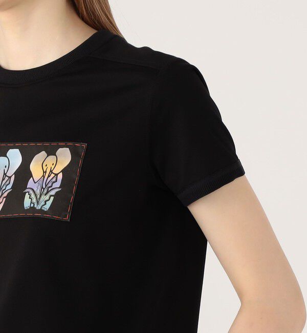 CABaN「スビンコットン ELEPHANTグラデーションプリントTシャツ」|Tシャツ・カットソー|