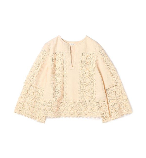TOMORROWLAND GOODS「BY MALENE BIRGER DONNA レースエンブロイダリーブラウス」|シャツ・ブラウス|41 ライトベージュ