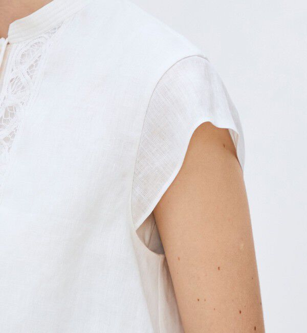TOMORROWLAND collection「バテンレース レイヤードブラウス」|シャツ・ブラウス|