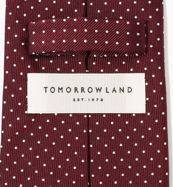 TOMORROWLAND GOODS「TOMORROWLAND シルクマイクロピンドットネクタイ」|ネクタイ・蝶ネクタイ|