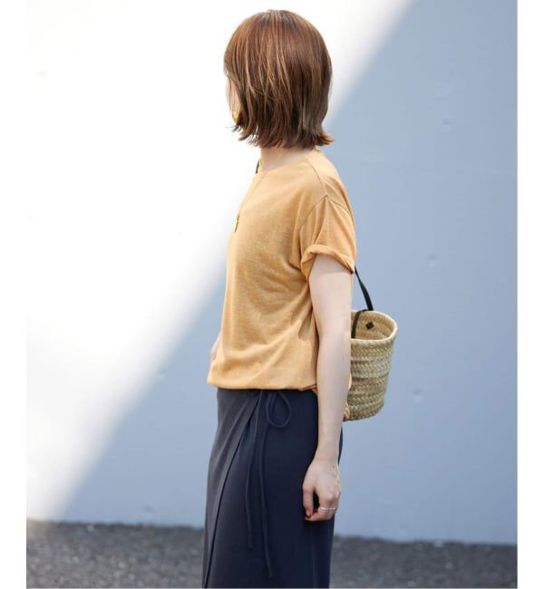 SLOBE IENA「《追加》スラブ5分袖TEE」|Tシャツ・カットソー|