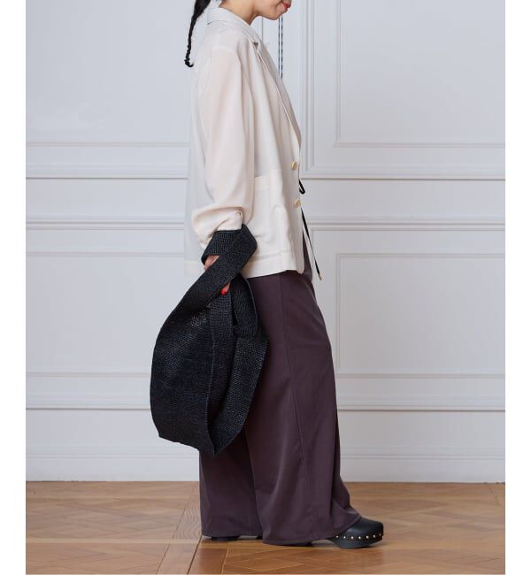IENA LA BOUCLE「seya. セヤ RAFFIA SHOPPING BAG PEFA137-1」|かごバッグ|