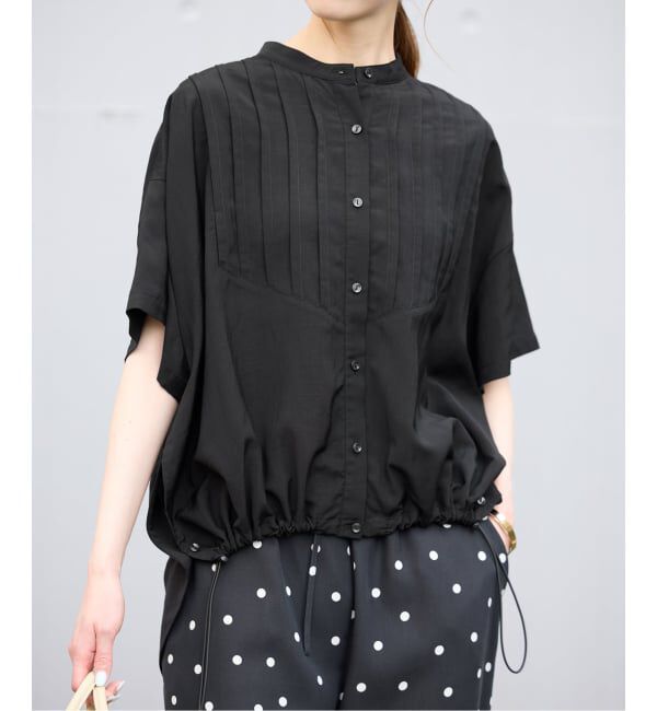 SLOBE IENA「《WEB限定/追加》ピンタックスピンドルブラウス」|シャツ・ブラウス|