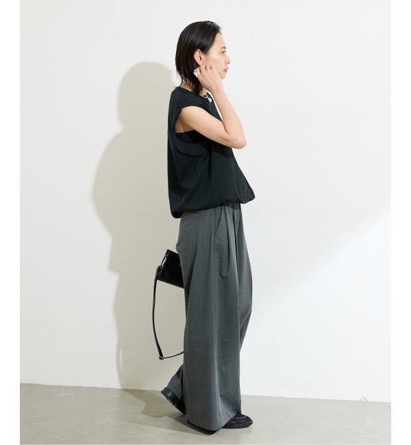 JOURNAL STANDARD「《追加》シャーリングノースリーブＴシャツ」|Tシャツ・カットソー|