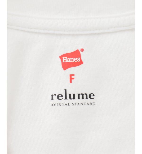 JOURNAL STANDARD relume「【Hanes &times; relume】別注 ウォッシュドコットン クルーネックTシャツ＜2枚セット＞」|Tシャツ・カットソー|