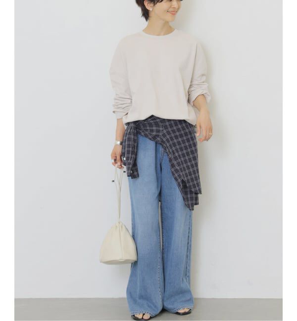 JOURNAL STANDARD relume「《追加予約3》ギャザーヘムロングスリーブ」|Tシャツ・カットソー|