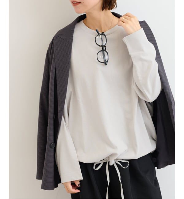 JOURNAL STANDARD relume「《追加予約3》ギャザーヘムロングスリーブ」|Tシャツ・カットソー|