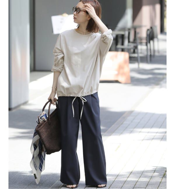JOURNAL STANDARD relume「《追加予約3》ギャザーヘムロングスリーブ」|Tシャツ・カットソー|