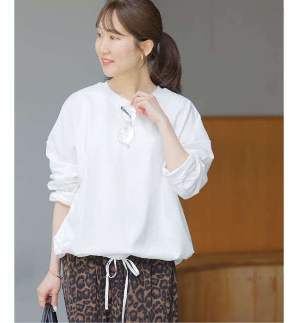 JOURNAL STANDARD relume「《追加予約3》ギャザーヘムロングスリーブ」|Tシャツ・カットソー|