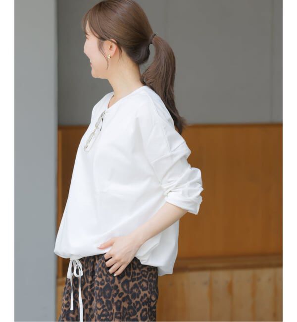JOURNAL STANDARD relume「《追加予約3》ギャザーヘムロングスリーブ」|Tシャツ・カットソー|