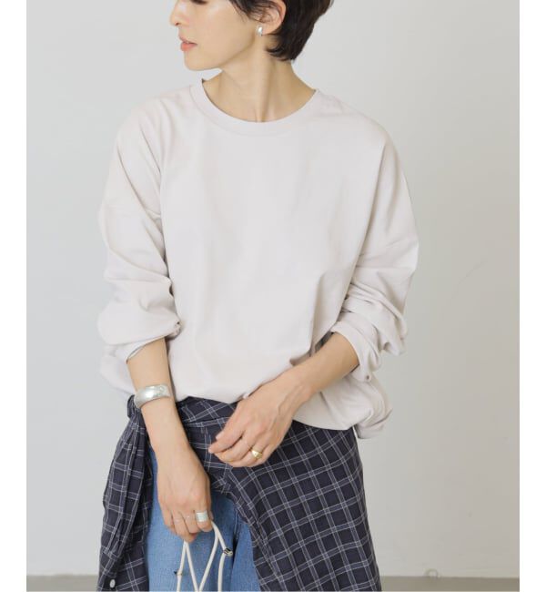 JOURNAL STANDARD relume「《追加予約3》ギャザーヘムロングスリーブ」|Tシャツ・カットソー|グレーB