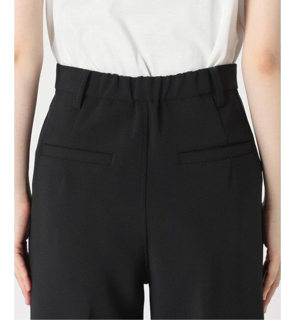 Spick and Span「ダブルクロスツータックパンツ」|スラックス|