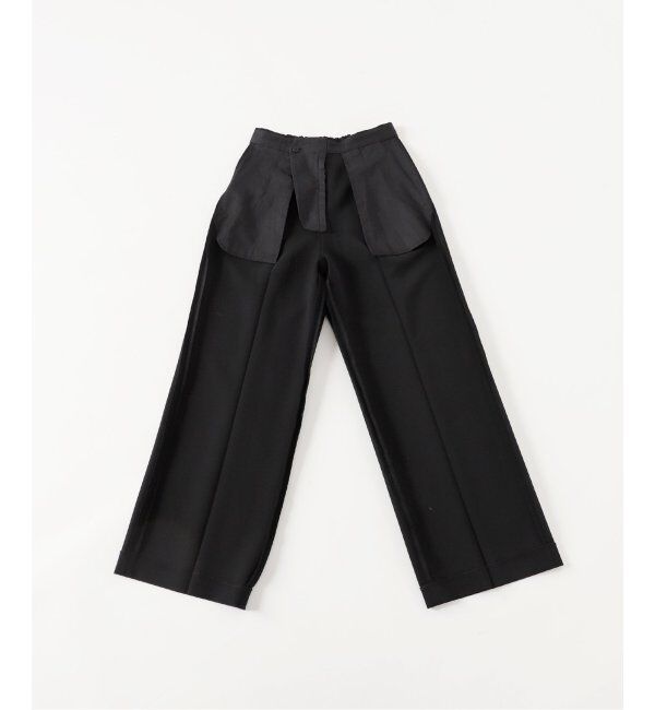 Spick and Span「ダブルクロスツータックパンツ」|スラックス|