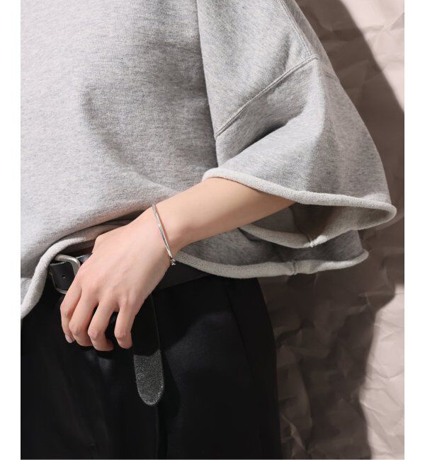 Spick and Span「【SAMH by LILAS】パイプハーフチェーンブレスレット SV」|ブレスレット・バングル|