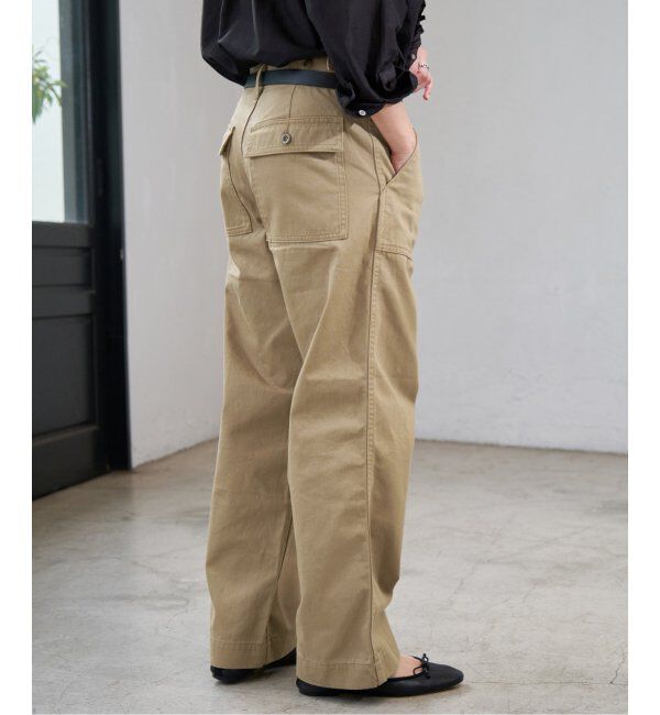 Spick and Span「≪追加≫ルーズベイカーパンツ」|カーゴ|