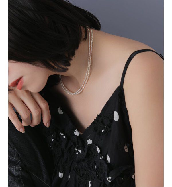 Lilas by Spick&Span「ミニポテトパールネックレス K10」|ネックレス|